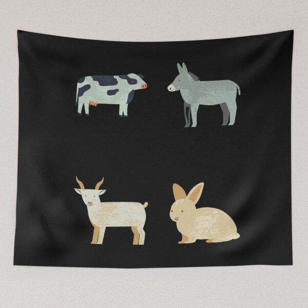 Item preview,  Kids colourful furry animals designed and sold by thekidsprint.