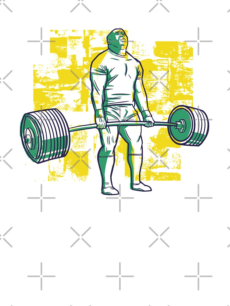 A Man Lifting Weights T-Shirt