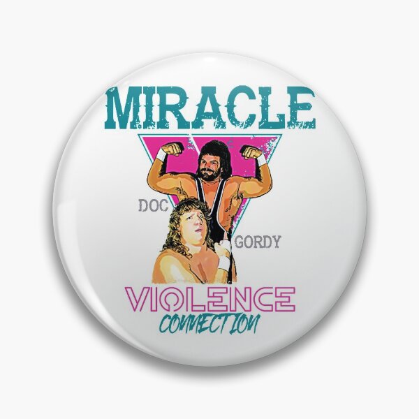 Item preview, Miracle Violence Connection - Dr. Death Steve Williams and Terry "Bam Bam" Gordy T-Shirt designed and sold by gluco2811.