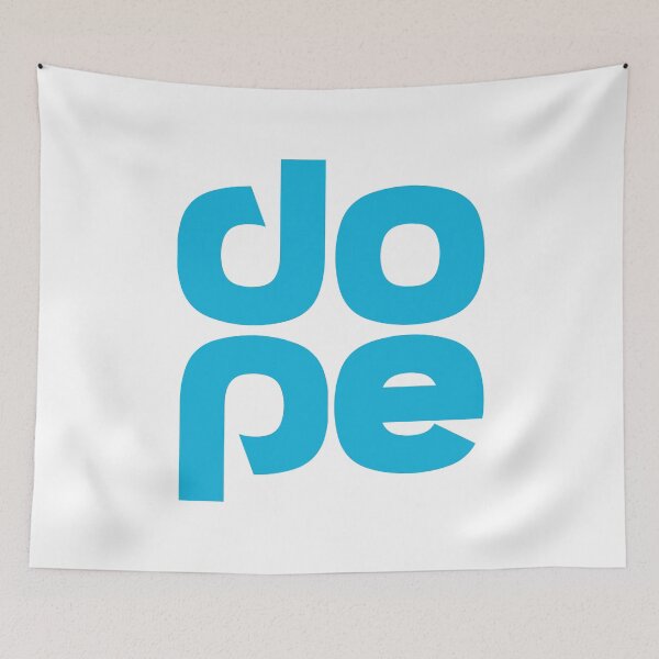 Item preview, Dope (Co-op Logo Blue on White) designed and sold by Fox Newton.