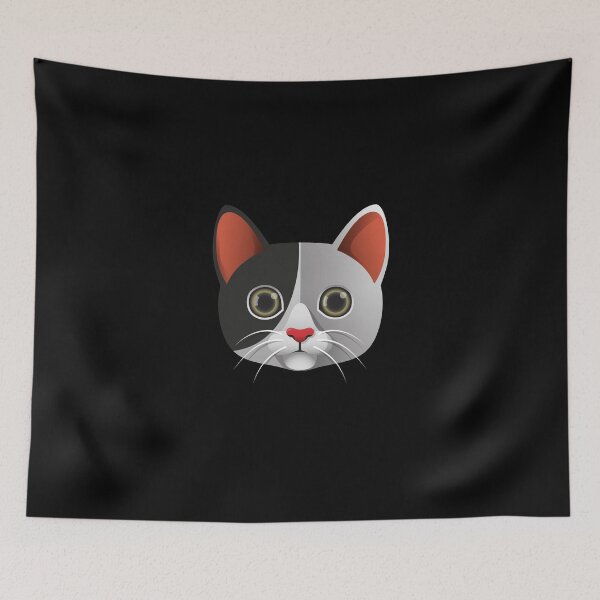 Item preview, Cute cat with red nose designed and sold by Sahil Randhawa.
