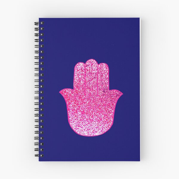 Item preview, Hot Pink Glitter Hamsa designed and sold by feliciasdesigns.