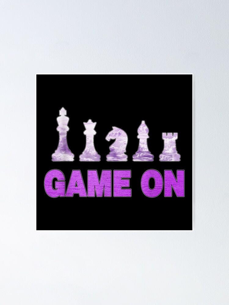 "Funny Game On Chess Board Game Humor set Player Chess" Poster for Sale