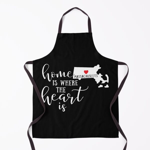 Item preview, Massachusetts, Home Is Where the Heart Is, Home State designed and sold by ladylaughprints.