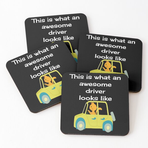 Item preview, This is What an Awesome Driver Looks Like Cat designed and sold by CreativeBel.