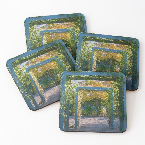 Item preview, Blue pergola in autumn designed and sold by EngineerGoC.