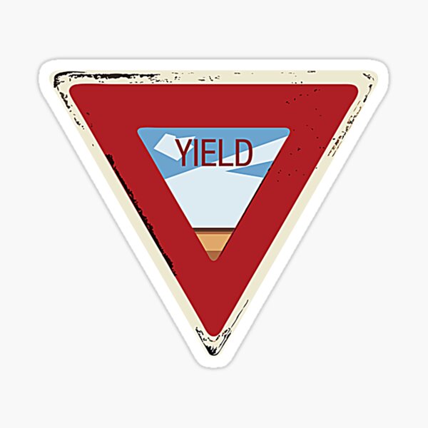 YIELD T-Shirt Sticker