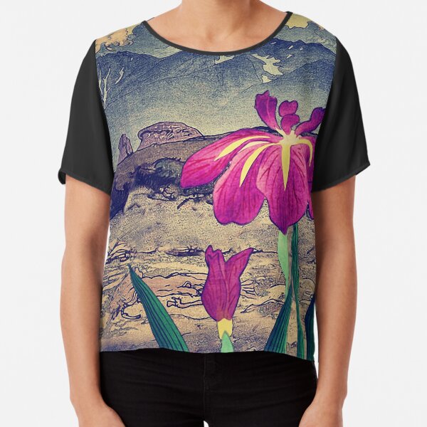 Evening Hues at Jiksa Chiffon Top