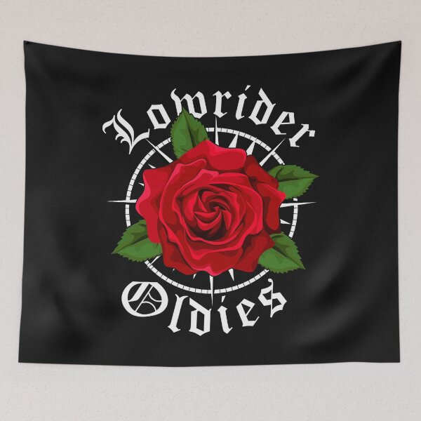 Item preview, Lowrider Oldies Red Roses Old School T-Shirt  designed and sold by Lukifo-Driven.