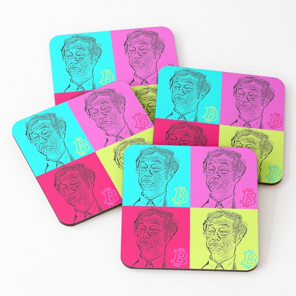 Item preview, Satoshi Nakamoto pop art designed and sold by Real Life.