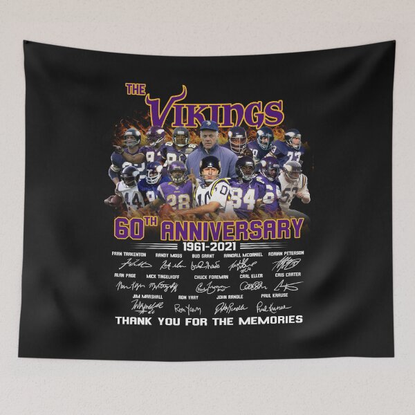 Item preview, The Viking 60th Anniversary 1961-2021 Thank You For The Memories unisex shirt designed and sold by Lukifo-Driven.