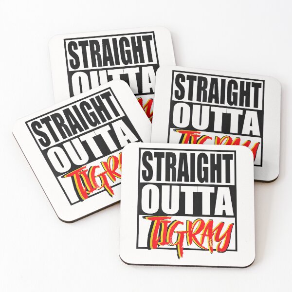 Item preview, Straight Outta Tigray _ Tigray In My Blood _ Tigray Flag T-Shirt designed and sold by Lukifo-Driven.