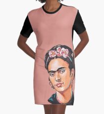 Frida Kahlo T-Shirt Kleid