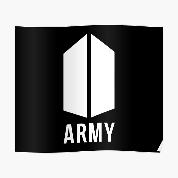 BTS Army Logo V1 (White)