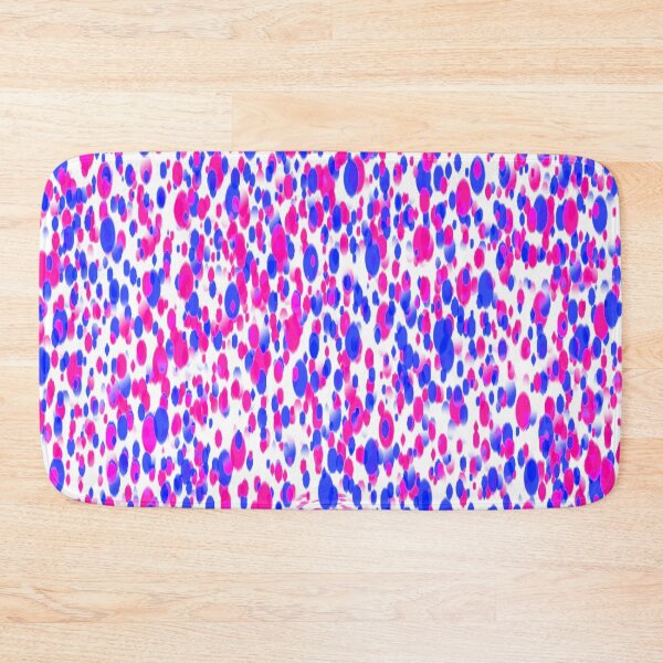 Item preview,  little dots pattern pink and blue color  (white background) designed and sold by riceayoj.