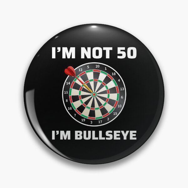 Item preview, Darts Players Bullseye Target Shooting Sport 50th Birthday Funny Gift designed and sold by CuteDesigns1.