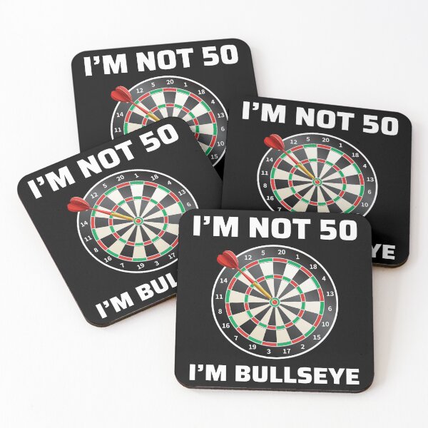 Item preview, Darts Players Bullseye Target Shooting Sport 50th Birthday Funny Gift designed and sold by CuteDesigns1.