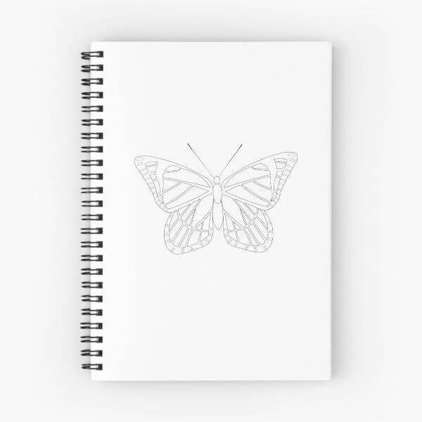 Item preview,  colorless pretty butterfly - white background designed and sold by bunnyEmanArt.