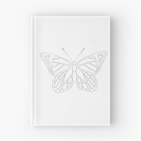 Item preview,  colorless pretty butterfly - white background designed and sold by bunnyEmanArt.