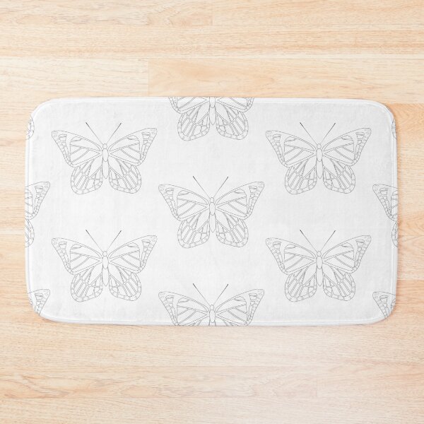 Item preview,  colorless pretty butterfly - white background designed and sold by bunnyEmanArt.