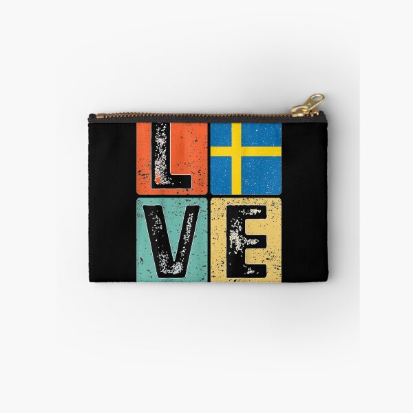 Item preview, Vintage Retro I Love Swedish Flag For Sweden Pride Gift  designed and sold by christinero2.