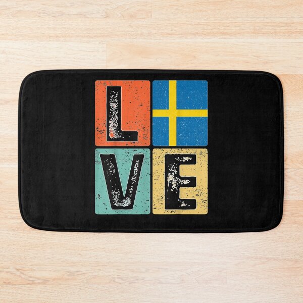 Item preview, Vintage Retro I Love Swedish Flag For Sweden Pride Gift  designed and sold by christinero2.
