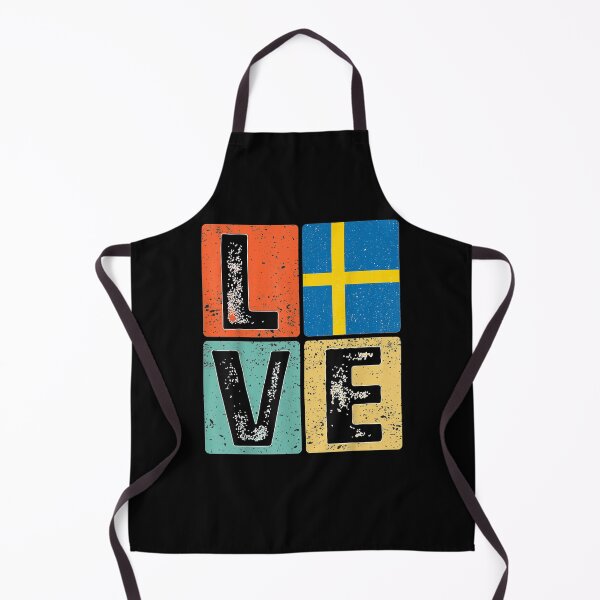 Item preview, Vintage Retro I Love Swedish Flag For Sweden Pride Gift designed and sold by christinero2.