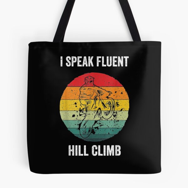 Item preview, I Speak Fluent Hill Climb Vintage Motorcycle Hillclimbing  designed and sold by christinero2.