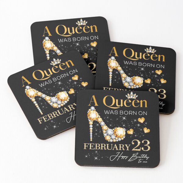 Item preview, A Queen Was Born On February 23 23rd February Birthday  designed and sold by christinero2.