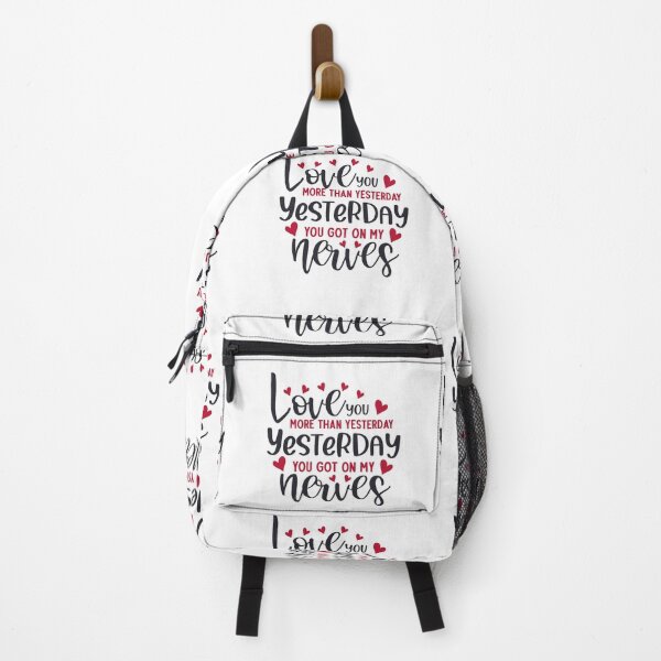 Item preview, Love You More Than Yesterday - Yesterday You Got on My Nerves Black and Red designed and sold by AlteredAtelier.
