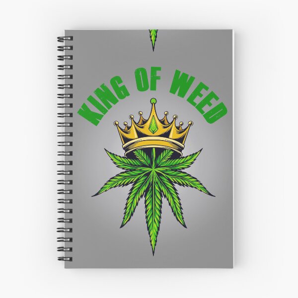 Item preview, Long Live the King of Weed - Gold Green on Grey designed and sold by NoMatterLab.