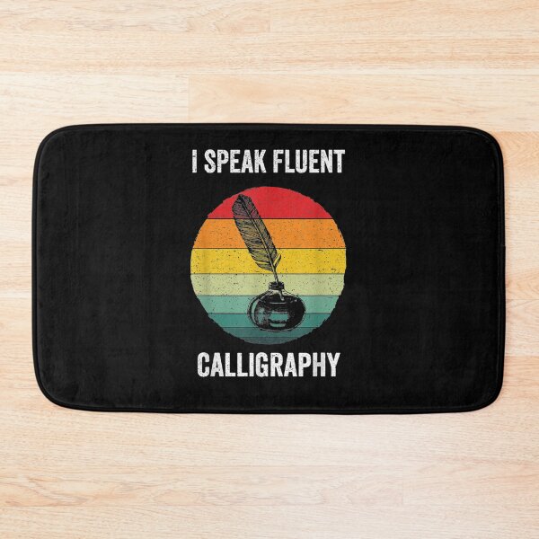 Item preview, I Speak Fluent Calligraphy Vintage Typography Gift  designed and sold by christinero2.