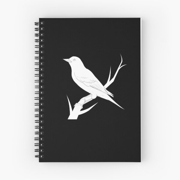 Item preview, colorless pretty bird designed and sold by bunnyEmanArt.