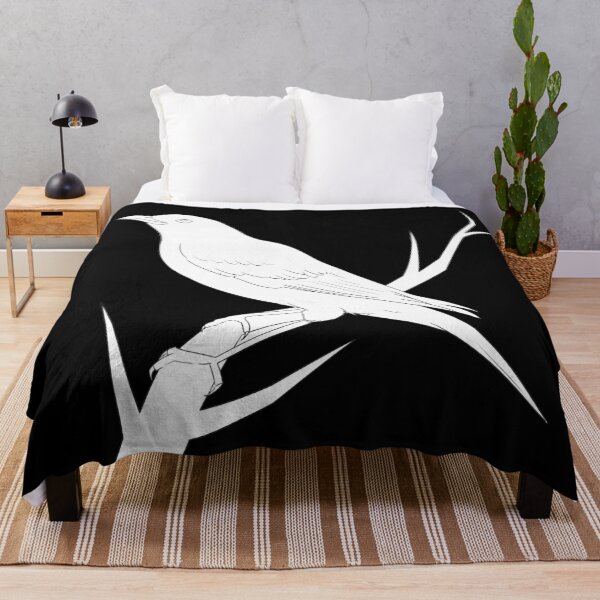 Item preview, colorless pretty bird designed and sold by bunnyEmanArt.