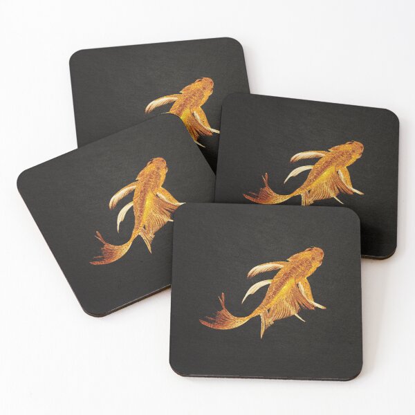Item preview, Koi Carp - Golden Texturized Koi Carp designed and sold by JackMoreh.