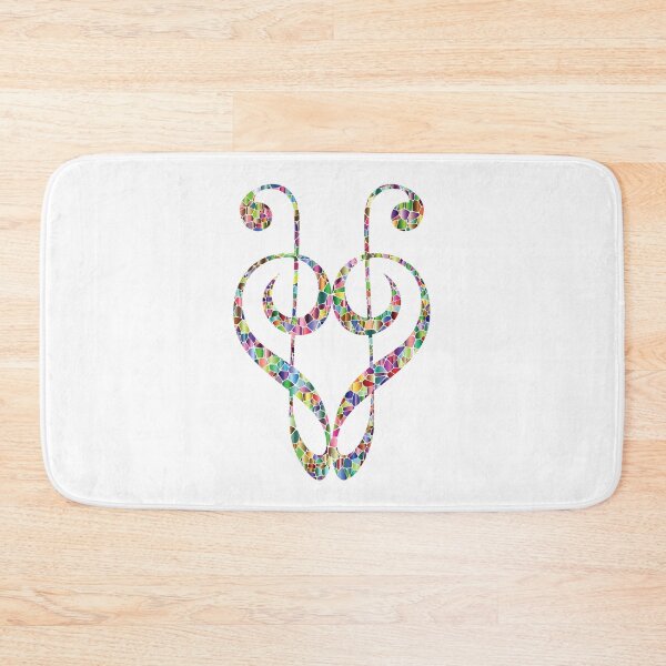 Item preview, Cristal Heart Treble Clef designed and sold by iTrending.