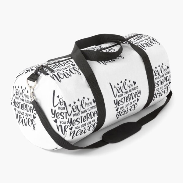 Item preview, Love You More Than Yesterday - Yesterday You Got on My Nerves Black designed and sold by AlteredAtelier.