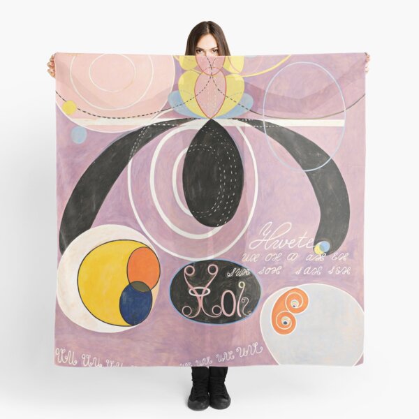 The Ten Largest, Group IV, No.6 by Hilma af Klint Scarf