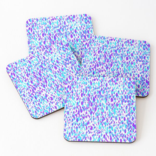 Item preview,  little dots pattern shades of blue (white background) designed and sold by riceayoj.