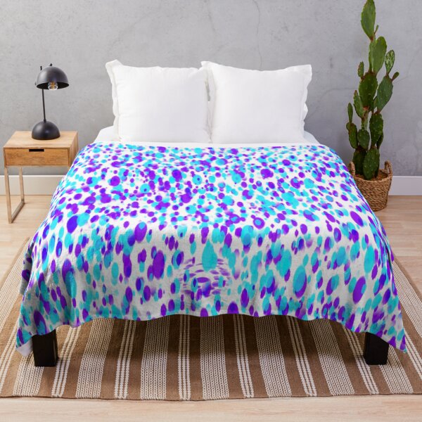 Item preview, little dots pattern shades of blue (white background) designed and sold by riceayoj.