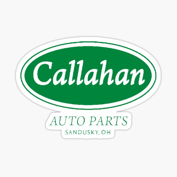 Callahan Auto Parts Tommy Boy Farley Spade Sticker By Betterleo