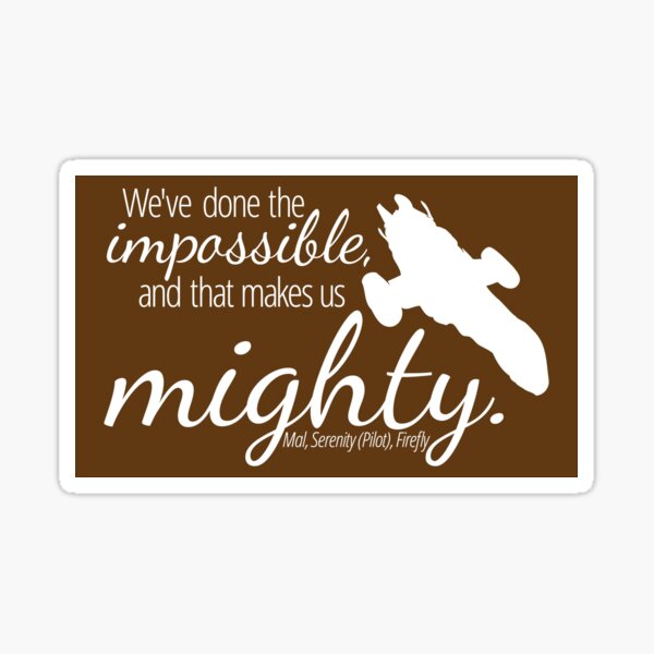 Firefly Shirt Sticker