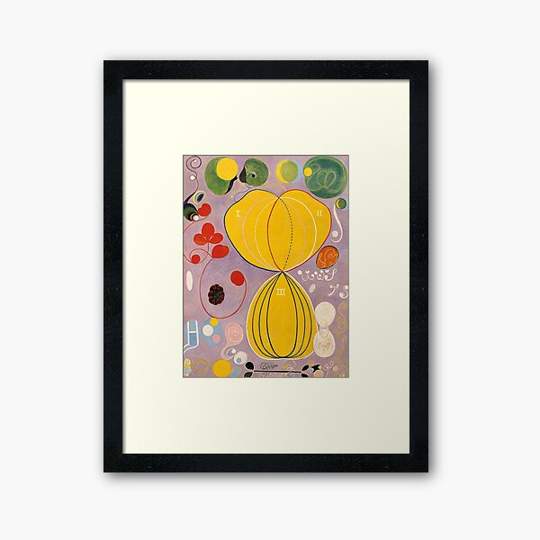 The Ten Largest, Group IV, No.7 by Hilma af Klint Framed Art Print