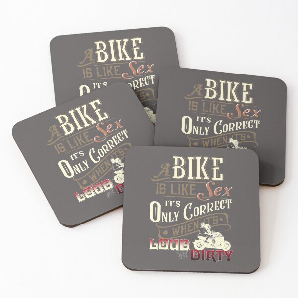 Item preview, A bike is like sex it s only correct when it s loud and dirty designed and sold by anhdesing.