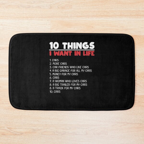 Item preview, 10 Things I Want Cars More Cars Automobile Mechanic Gift  designed and sold by christinero2.