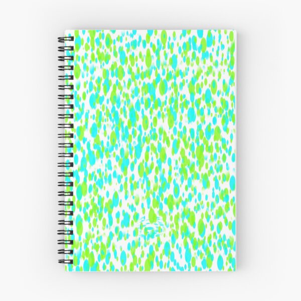Item preview, little dots pattern green and blue color (white background) designed and sold by riceayoj.