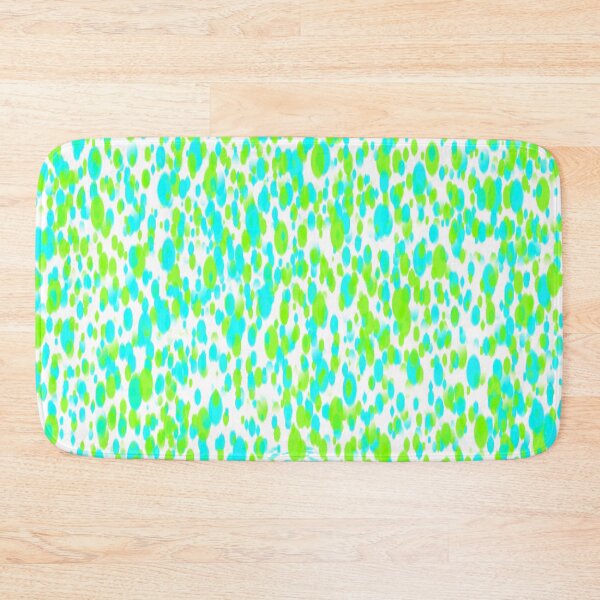 Item preview, little dots pattern green and blue color (white background) designed and sold by riceayoj.