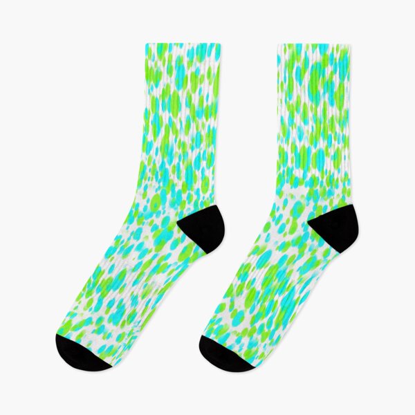 Item preview, little dots pattern green and blue color (white background) designed and sold by riceayoj.