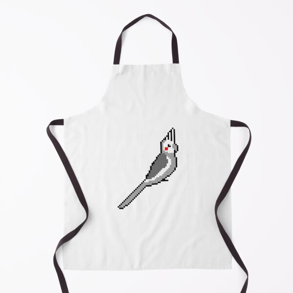 Item preview, Pixel Art Whiteface Cockatiel designed and sold by Sauropsida.