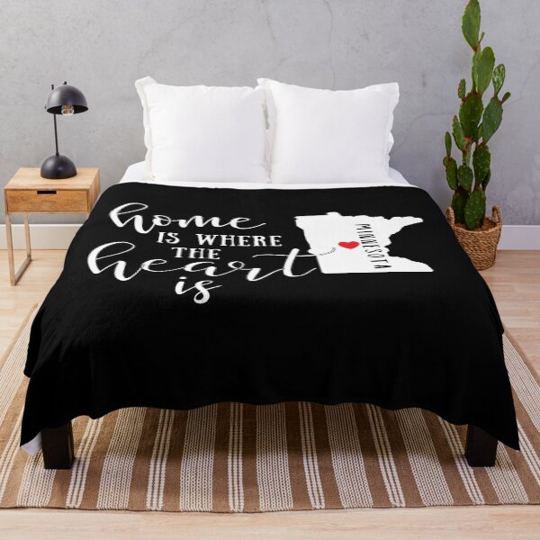 Item preview, Minnesota, Home Is Where the Heart Is, Home State designed and sold by ladylaughprints.